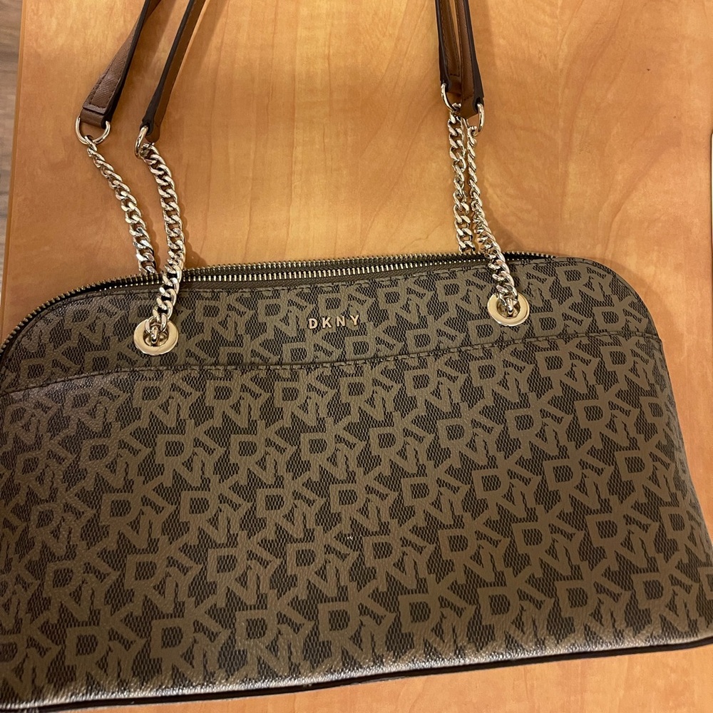DKNY monogram purse